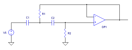 Sallen-Key High Pass Filter