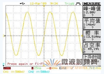 RF信號(hào)也可用示波器觀察