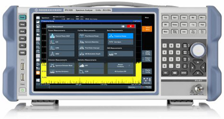 羅德與施瓦茨將便攜式頻譜分析儀的頻率范圍拓展至26.5GHz